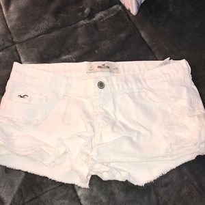 White Hollister Shorts